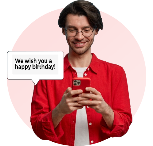 Verjaardag SMS marketing