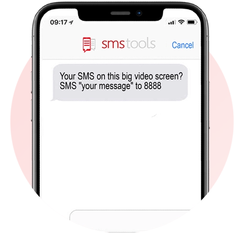 Interactie met de bezoekers van uw evenement via SMS